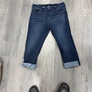 Liverpool Dark Indigo Ankle Jeans